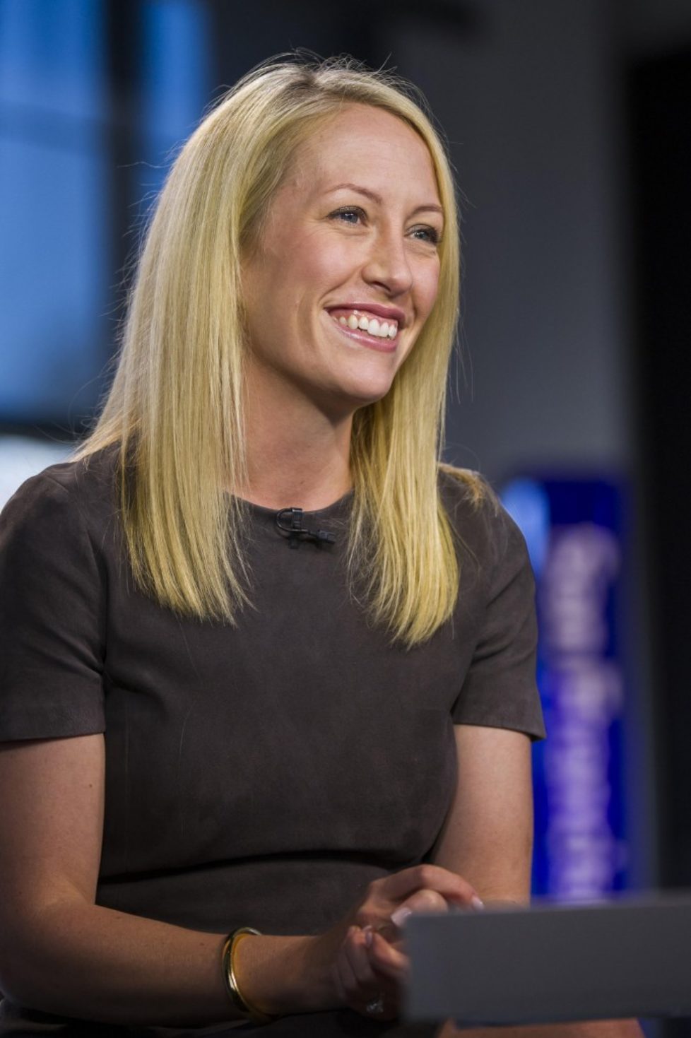 Julia Hartz, president and co-founder of Eventbrite Inc., smiles during a Bloomberg West television interview in San Francisco, California, U.S., on Thursday, Sept. 26, 2013. Eventbrite Inc. provides online event planning services. Photographer: David Paul Morris/Bloomberg via Getty Images